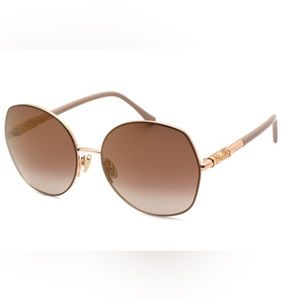 Jimmy Choo Mely/s Rose Gold Sunglasses